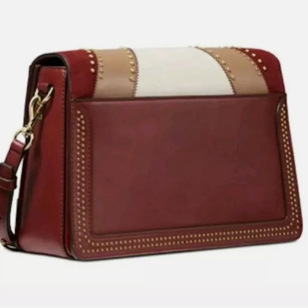 Michael Kors Jessie Large Flap Leather Shoulder Ba - Picture 3 of 4